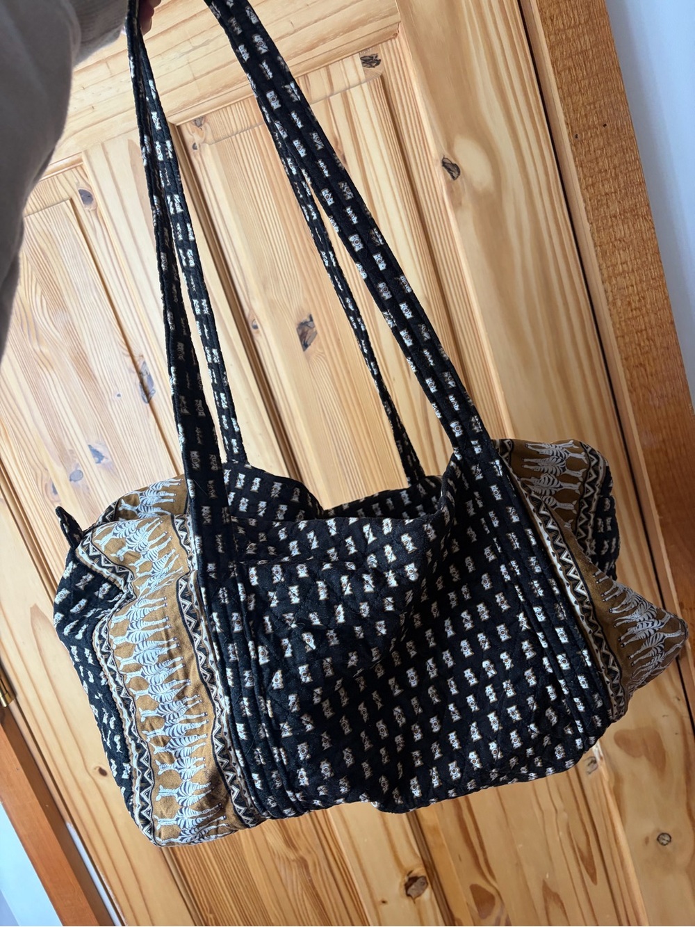 Retired Zebra Print Vera Bradley Women’s Shoulder Bag